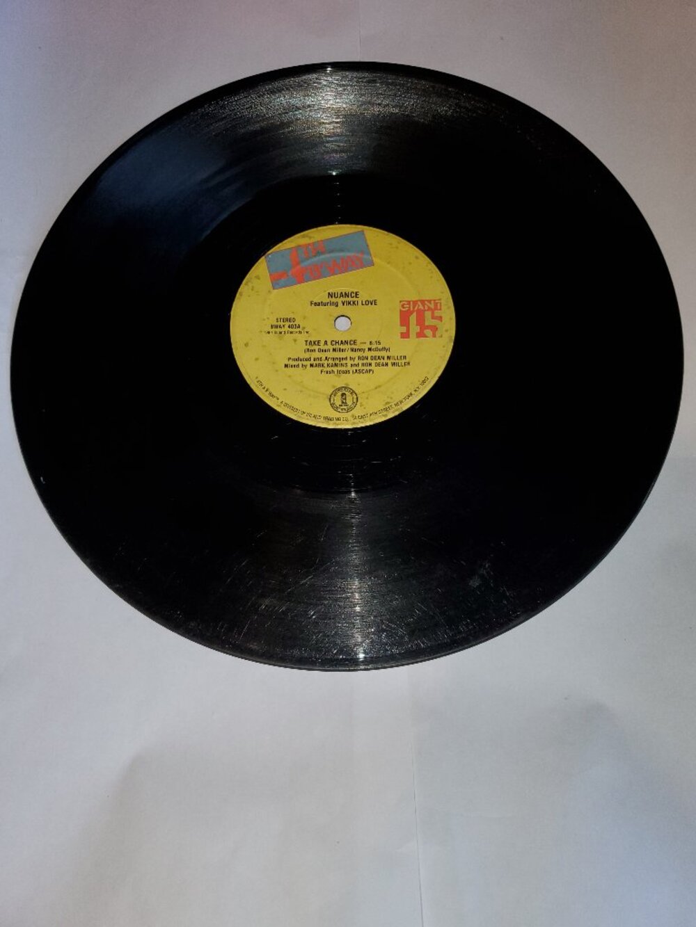 USED NUANCE FEATURING VIKKI LOVE 1984 LP RECORD VINYL